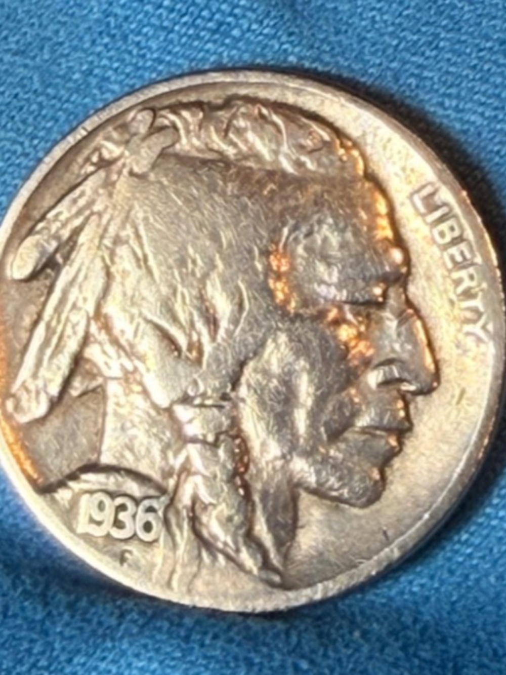 1936 Buffalo Nickel Circulated Five Cents Business Strike #206389298297